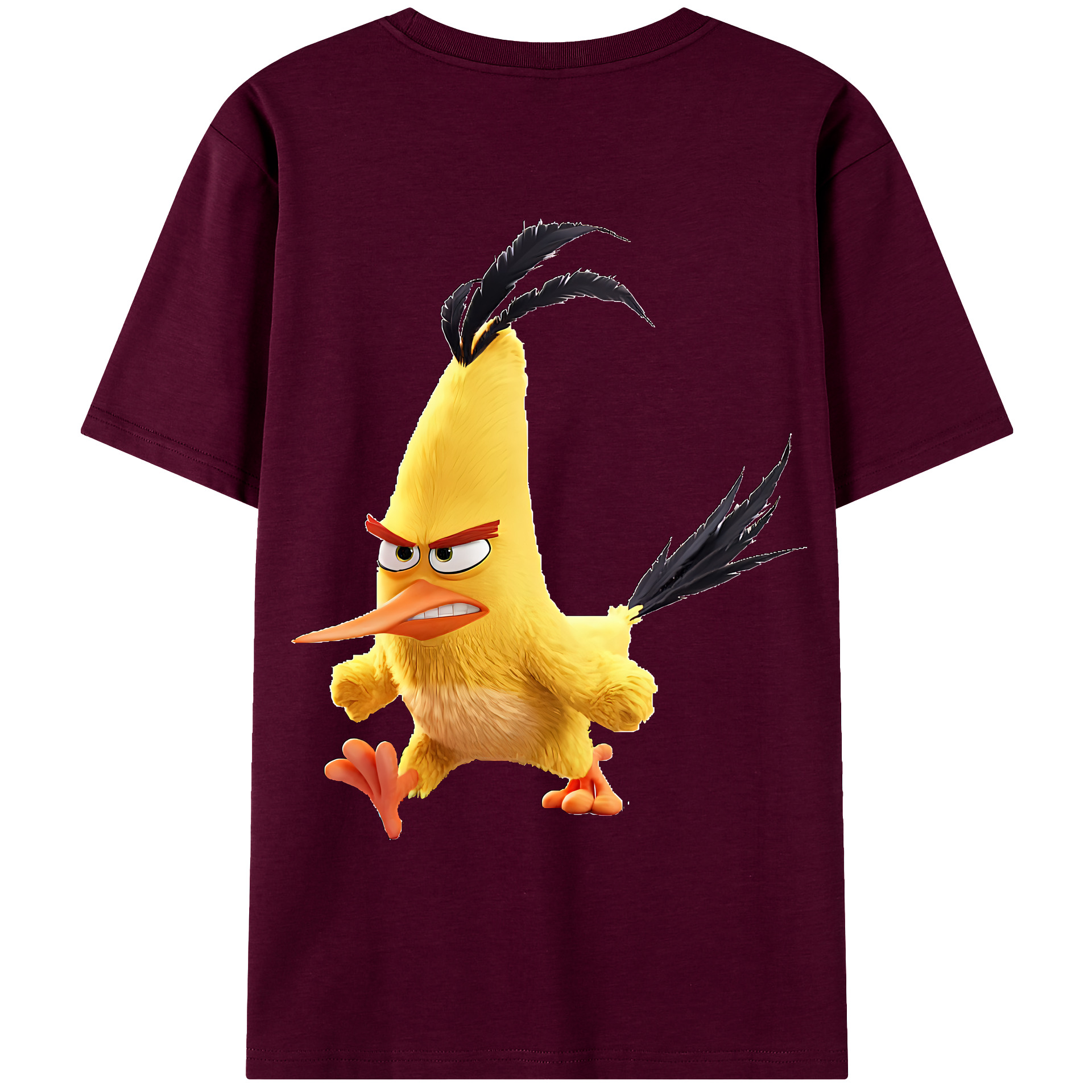 （画像用） Angry Birds アングリーバード レディース半袖Tシャツ(バックプリント)